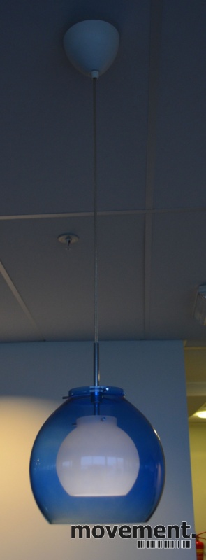 Solgt!Taklampe / pendellampe i blått 