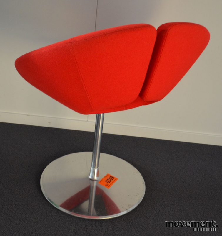 Solgt!Loungestol i rødt / krom fra - 2 / 3