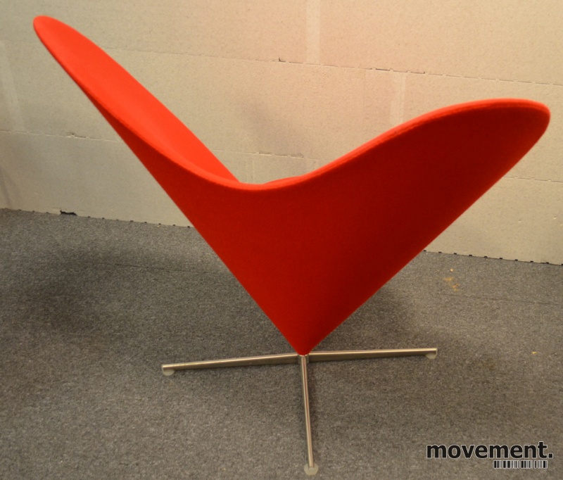 Vitra Verner Panton Heart conechair, hjertestolen i rødt Vitra Verner Panton Heart conechair, hjertestolen i rødt