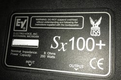 ElectroVoice EV SRX100+ PA-høyttaler fulltone, pent brukt