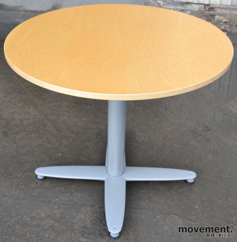 Solgt!Loungebord i bjerk / grålakkert