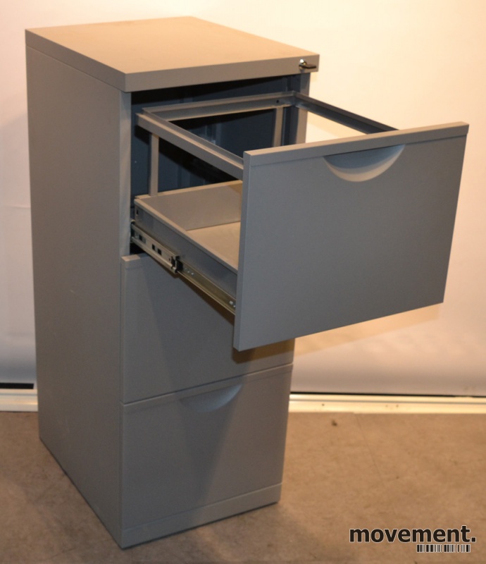 Solgt!Arkivskap for hengemapper i grått , - 4 / 4