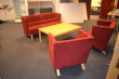 Solgt!Loungesofa: 3-seter sofa i rødt - 3 / 3