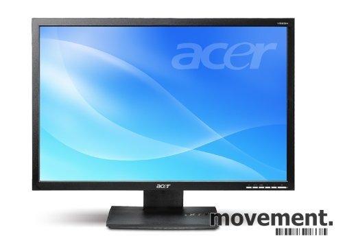 Solgt!Flatskjerm til PC: Acer V223W,