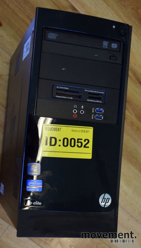 Solgt!HP Elite MT7300 Minitower PC, Intel - 2 / 4