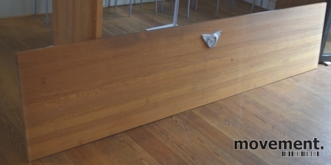 Solgt!Benkeplate i heltre eik, 281x63cm,
