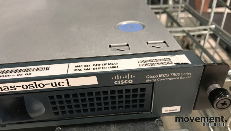 Solgt!Cisco Media Convergence Server MCS - 3 / 7