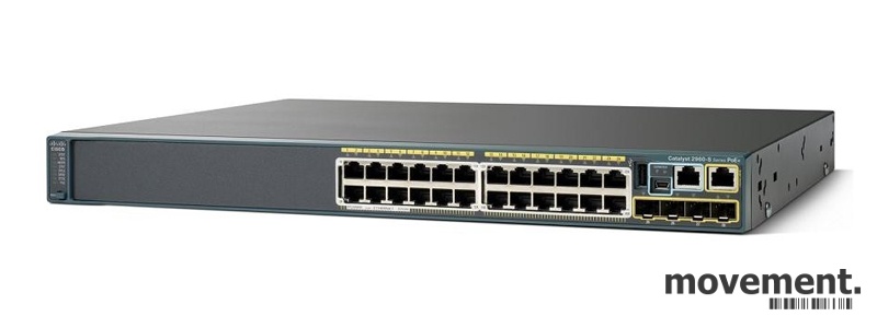 Solgt!Cisco Catalyst 2960-S Series POE+, - 1 / 7