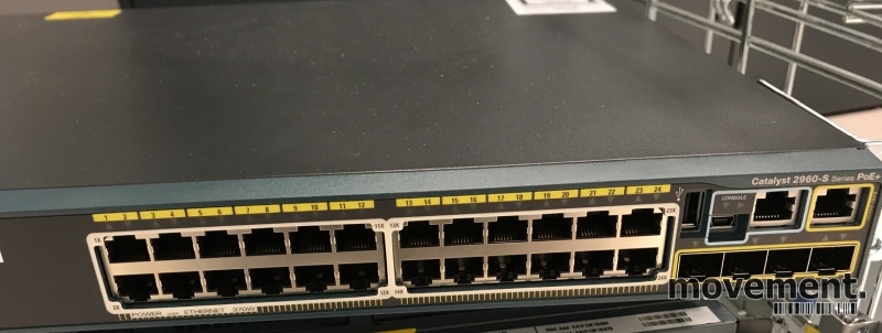 Solgt!Cisco Catalyst 2960-S Series POE+, - 7 / 7