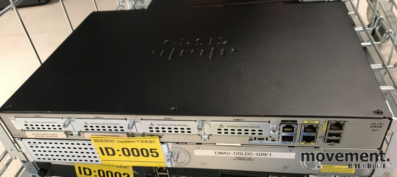 Solgt!Cisco 2911 Integrated Router, Cisco - 2 / 4