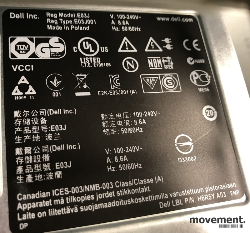 Solgt!Dell SAN - PowerVault MD1200 med 12 - 5 / 9