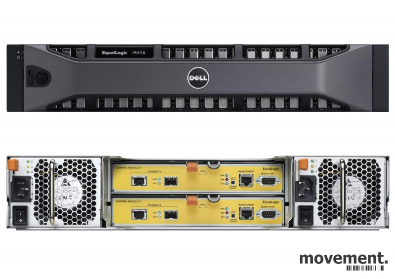 Solgt!Dell SAN - Equallogic PS4110X m/ 24 - 1 / 14