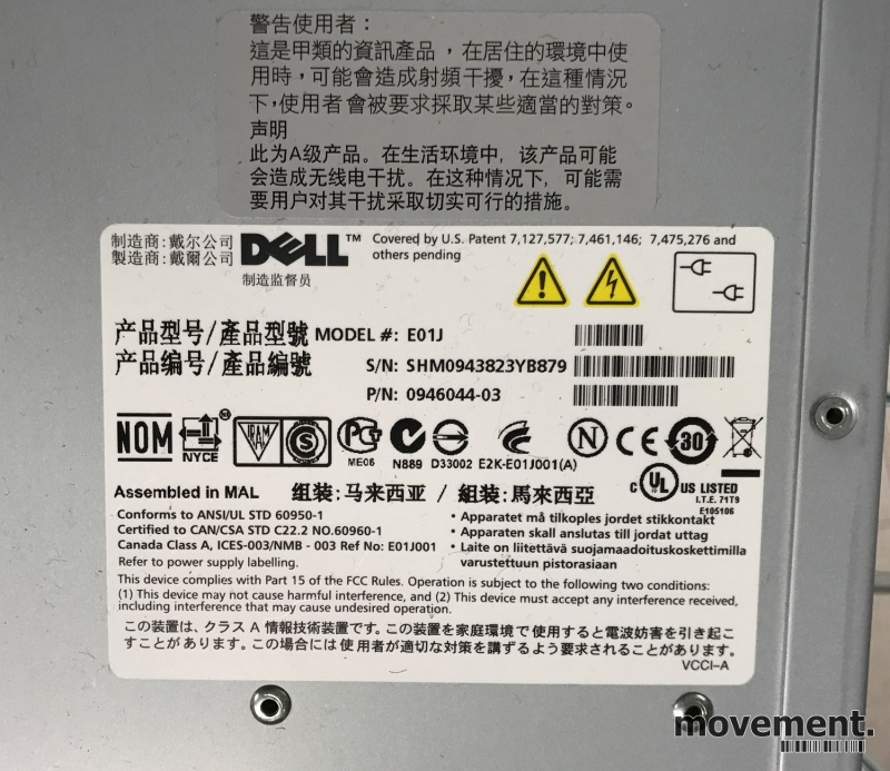 Solgt!Dell SAN - Equallogic PS6010xv m/ - 5 / 8