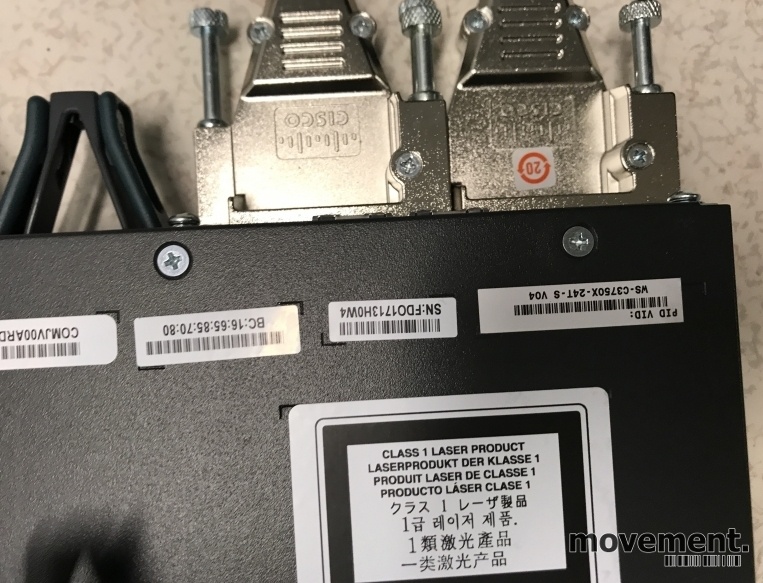 Solgt!Cisco Catalyst WS-C3750X-24T-S, - 6 / 6