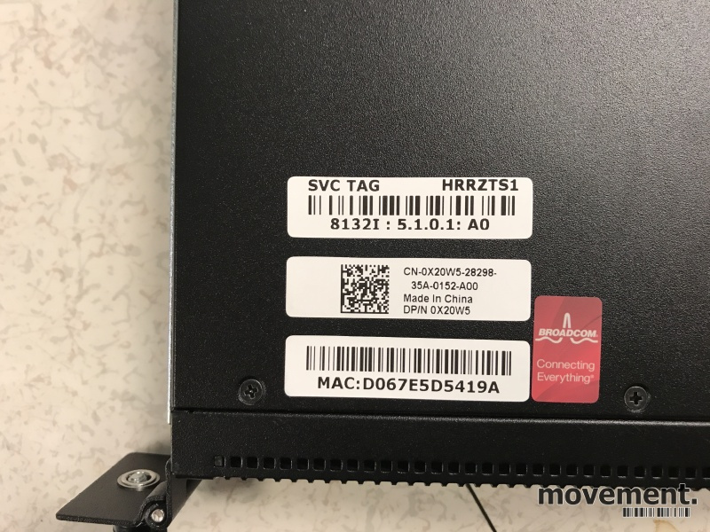 Solgt!Dell rackswitch Powerconnect 8132 - 2 / 7