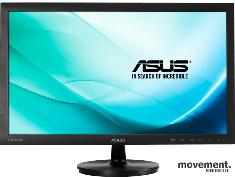 Solgt!Flatskjerm til PC: Asus VS247,
