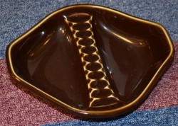Porsgrund Porselen - Askebeger i brun lasur, fra 1969, pent brukt
