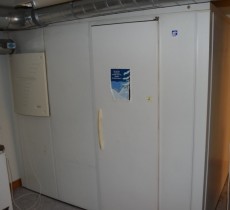 Kjølerom for storkjøkken/restaurant, Norcool, 240x180cm, ca 4kvm, komplett med mini-aggregat, brukt