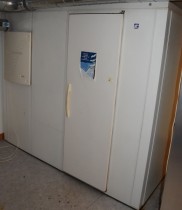 Kjølerom for storkjøkken/restaurant, Norcool, 240x180cm, ca 4kvm, komplett med mini-aggregat, brukt