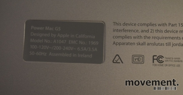 Solgt!Apple Power Mac G5, PowerMac 7,2, - 4 / 7