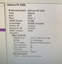Apple Power Mac G5, PowerMac 7,2, G5 1,6/4GB/80GB/GeForce FX5200, A1047 EMC 1969, pent brukt