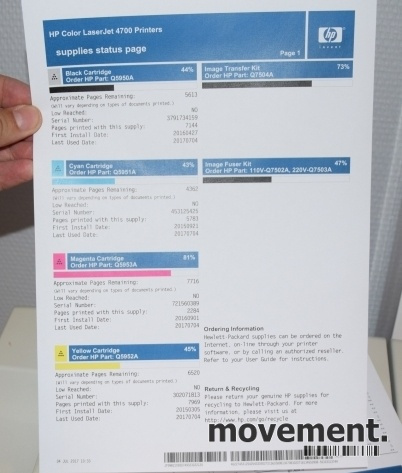 Solgt!Hewlett-Packard / HP Color LaserJet - 3 / 4