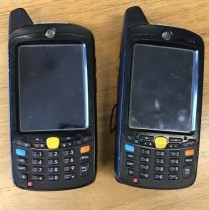 Håndholdt PC / håndterminal: Motorola N410, dockingstasjon til bil følger med, pent brukt