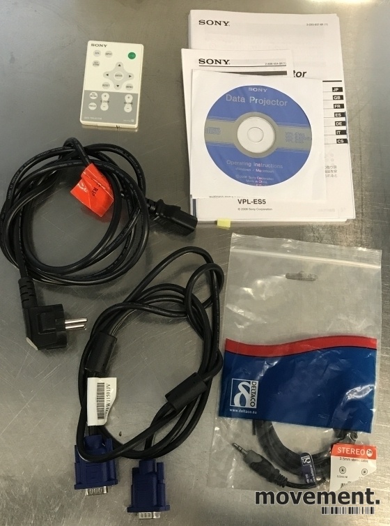 Solgt!Projektor, SONY VPL-EX5, 1024x768, - 5 / 6