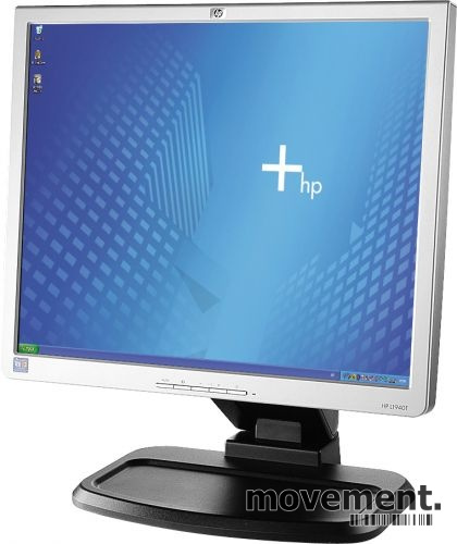 Solgt!HP 19toms LCD skjerm til PC, - 1 / 2
