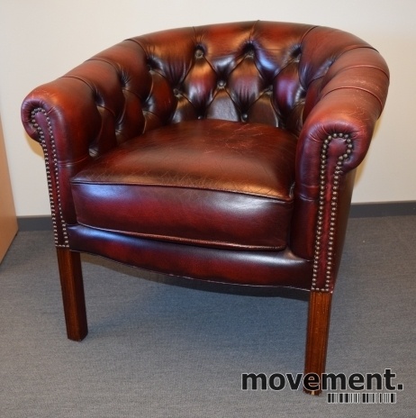 Solgt!Loungestol i Chesterfield-stil i - 1 / 3