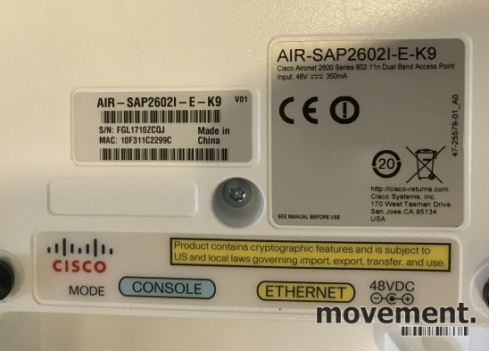 Solgt!Cisco Aironet 2600 series trådløst - 3 / 3