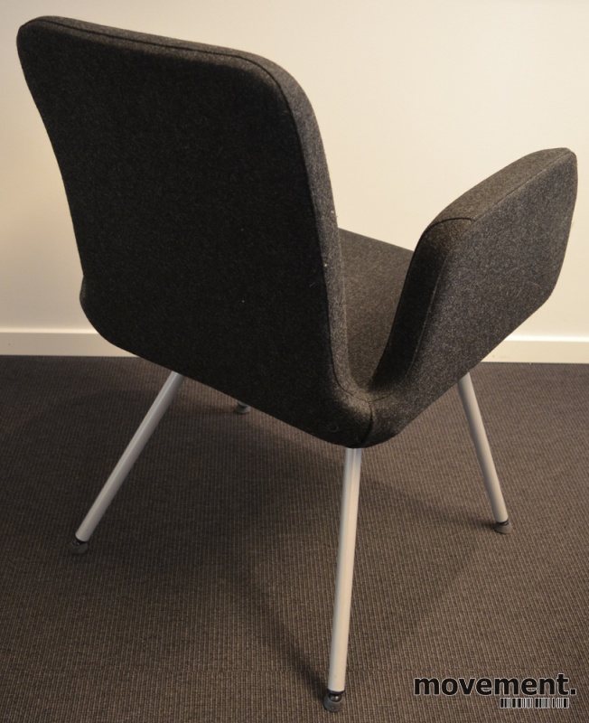 IKEA Patrik konferansestol i koksgråtttullstoff, pent brukt IKEA Patrik konferansestol i koksgråtttullstoff, pent brukt