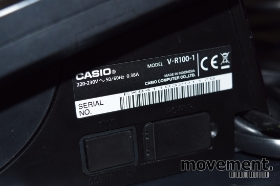 Solgt!Casio V-R100-1 kasseapparat med - 2 / 2