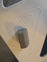 Lekker designbarkrakk, Magis Stool one i hvitt, sittehøyde 77cm, pent brukt