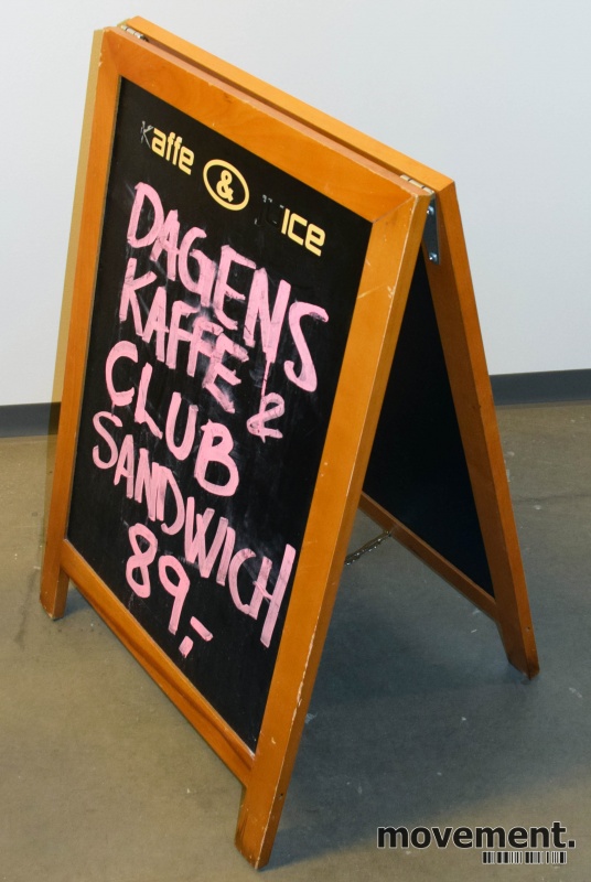 Solgt!Menytavle for kafé / gatebukk / - 1 / 2