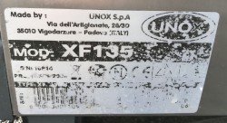 Unox stekeovn for storkjøkken / kafe, modell XF135 Arianna, 70 programmer, 3000Watt, pent brukt