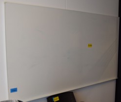 Whiteboard-tavle, vegghengt modell, 200x120cm, pent brukt