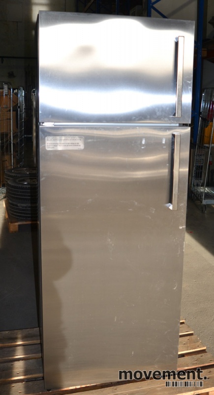 Solgt!Kjøleskap i stål, 69cm bredde, - 1 / 5