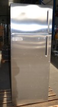 Kjøleskap i stål, 69cm bredde, 180cm høyde, kombiskap, Framtid FC232/28, Electrolux / Ikea, pent brukt