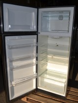 Kjøleskap i stål, 69cm bredde, 180cm høyde, kombiskap, Framtid FC232/28, Electrolux / Ikea, pent brukt