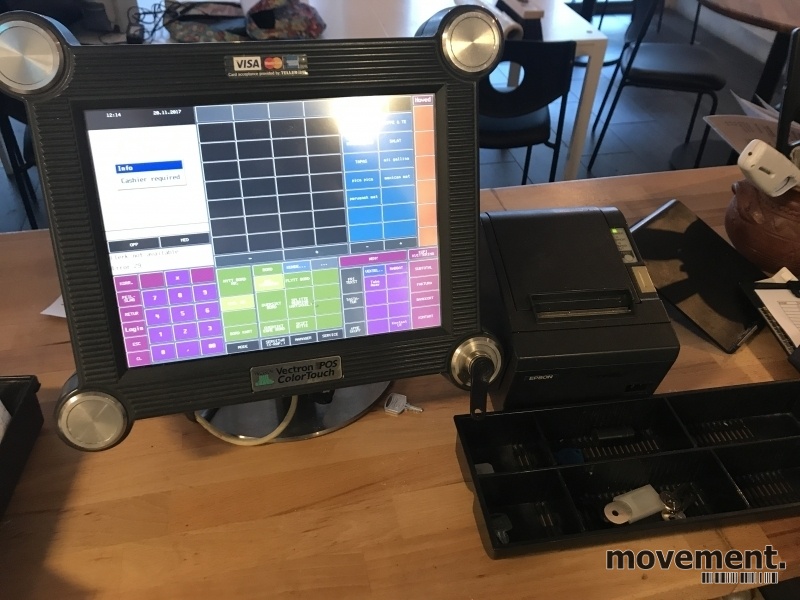 Solgt!Kassesystem for Restaurant, Vectron - 1 / 6