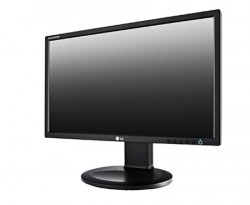 Flatskjerm til PC: LG Flatron E2411, 24toms, LED, 1920x1080 Full HD, VGA/DVI/USB, pent brukt