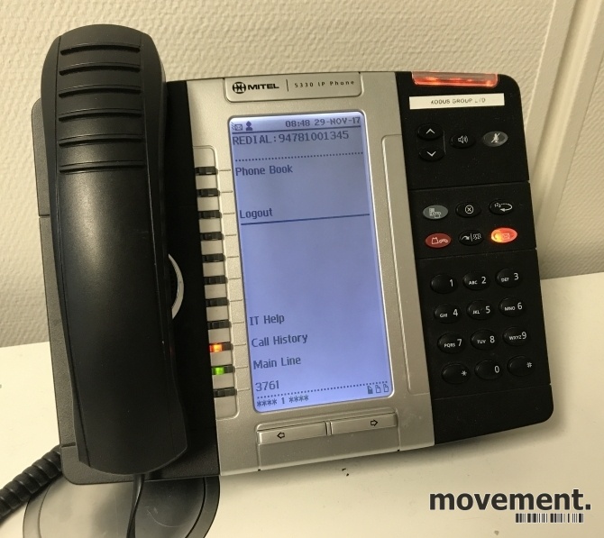 Solgt!Mitel 5330 IP Phone IP-telefon - 2 / 2