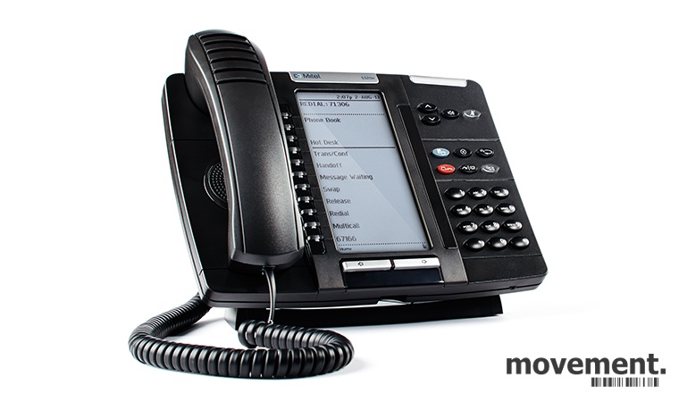 Solgt!Mitel 5320e IP Phone IP-telefonbordapparat, pent brukt