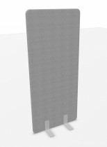 Skillevegg i grått stoff fra Narbutas, 80cm bredde, 180cm høyde, NY/UBRUKT