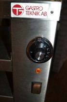 Varmeskap for pizza med 7 hyller fra Gastro Teknikk, bredde 66cm, høyde 112cm, pent brukt