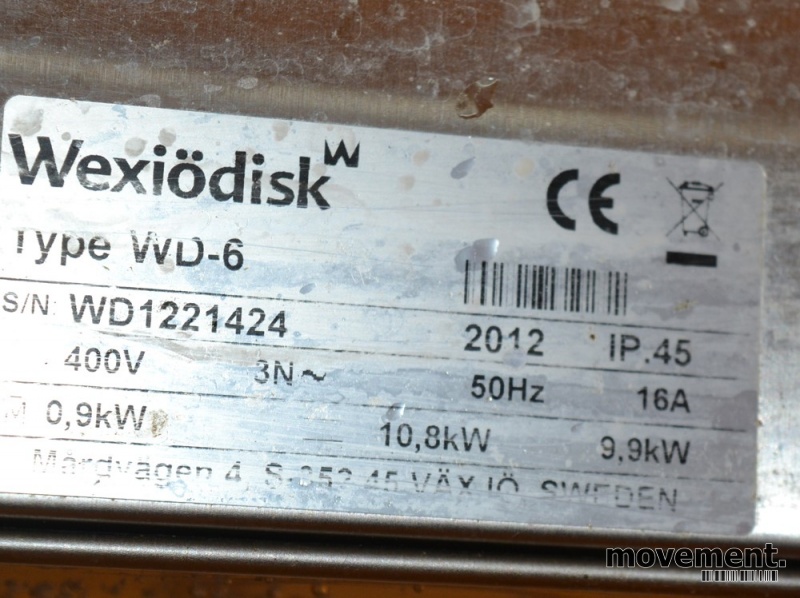 Solgt!Metos / Wexiødisk WD-6E - 3 / 3