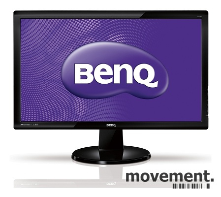 Solgt!Flatskjerm til PC: Benq GL2450-T