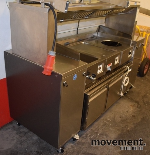Solgt!Komplett wok-linje, med wok, - 7 / 15