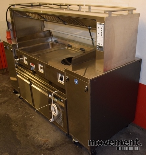 Solgt!Komplett wok-linje, med wok, - 14 / 15